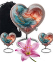 Vibrant Swirl Urn for adult women