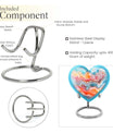 Vibrant Swirl Heart Urn for ashes