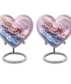Vibrant Swirl Heart Urn for ashes