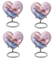 Vibrant Swirl Heart Urn for ashes