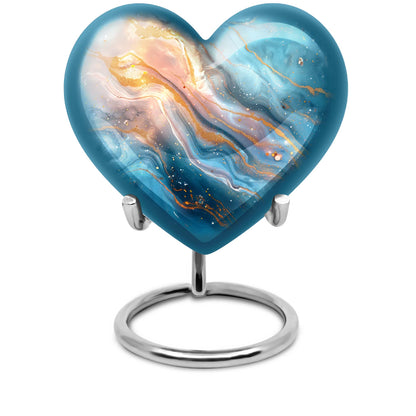 Vibrant Swirl Urn