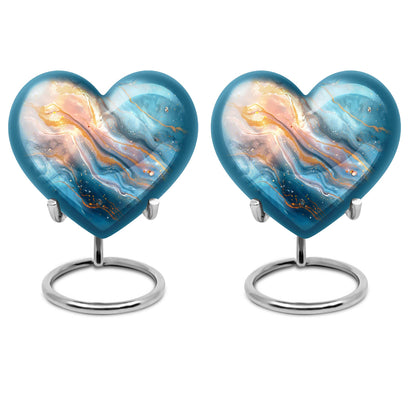 Vibrant Swirl Urn