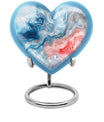 Abstract Heart Memorial Forever Urn