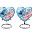 Abstract Heart Memorial Forever Urn