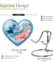 Abstract Heart Memorial Forever Urn