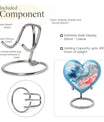 Abstract Heart Memorial Forever Urn