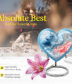 Abstract Heart Memorial Forever Urn