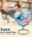 Abstract Heart Memorial Forever Urn