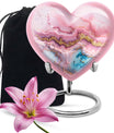 Large Abstract Heart Urn