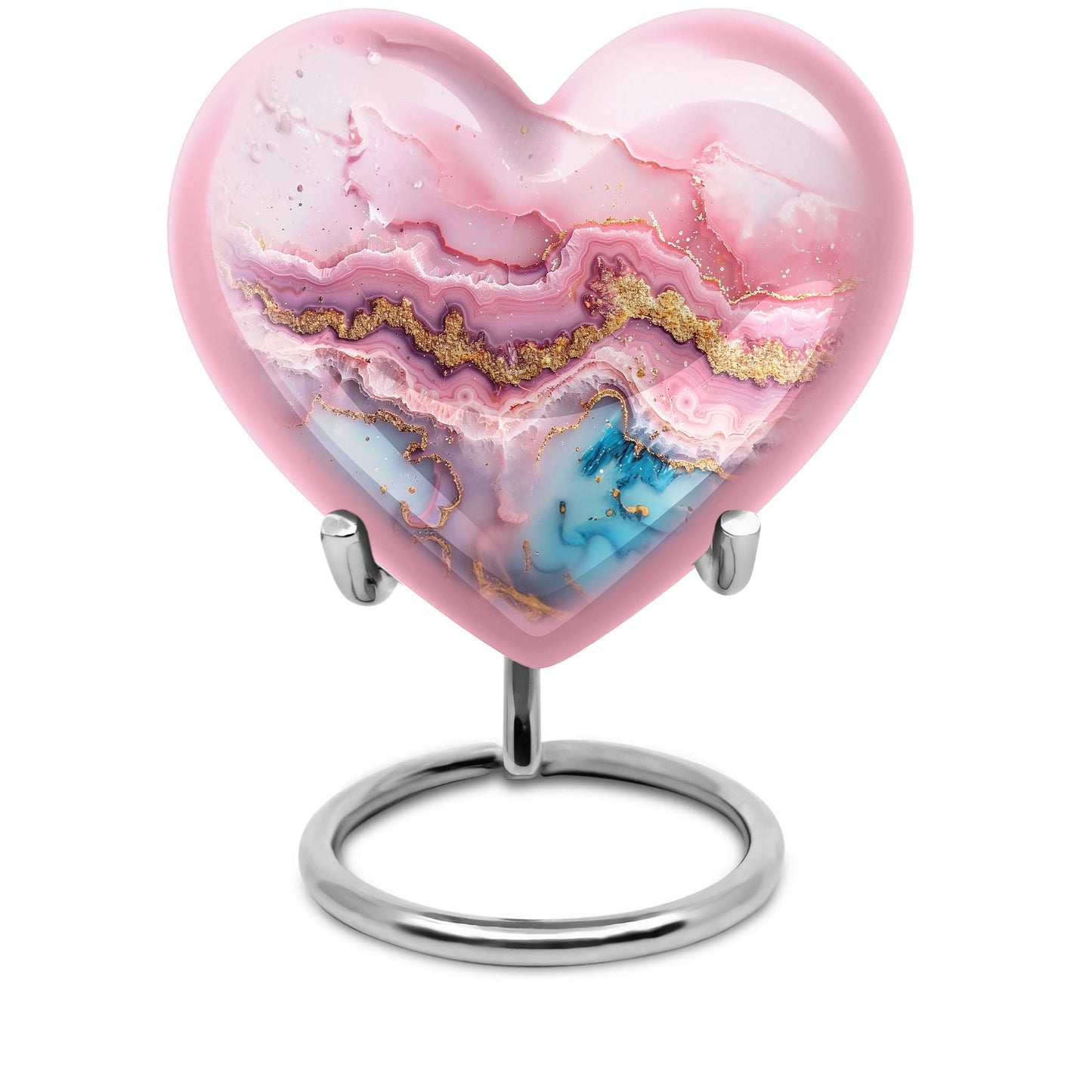 Large Abstract Heart Urn