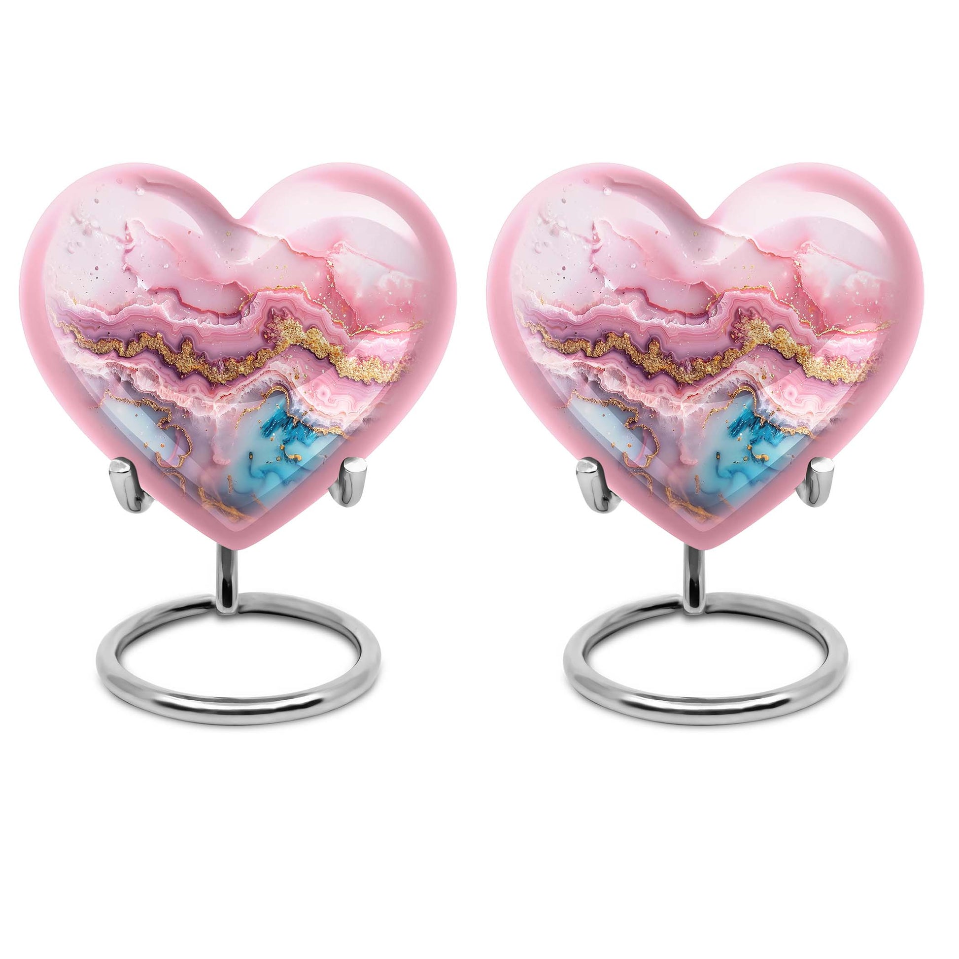 Large Abstract Heart Urn