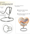 heart-themed abstract urn for adult human ashes