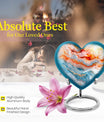 Abstract heart urn for adult ashes