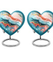 Abstract 10-inch heart urn