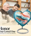 Abstract 10-inch heart urn