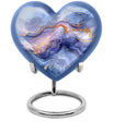 Abstract Heart Keepsake Cremation Urn