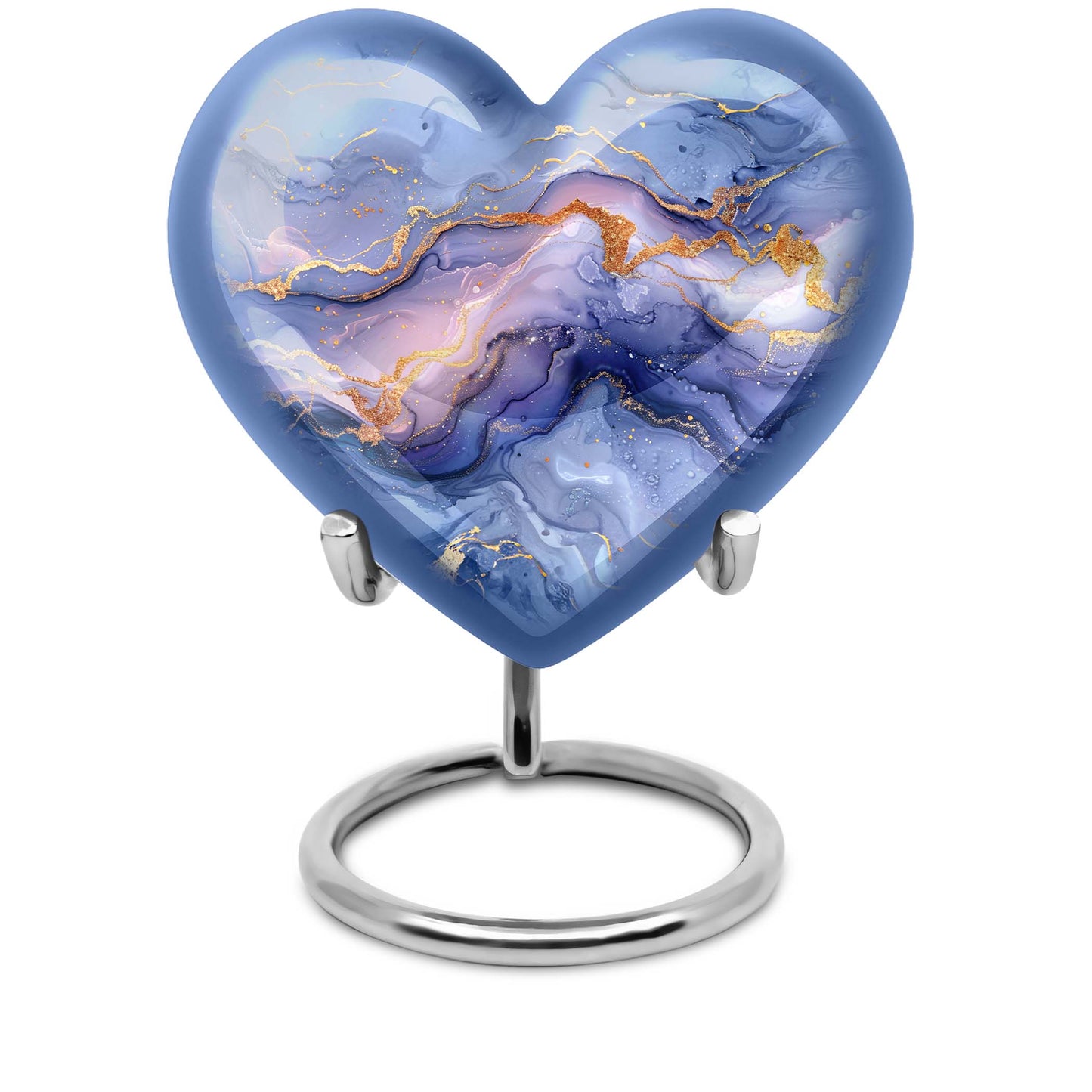 Abstract Heart Keepsake Cremation Urn