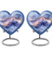 Abstract Heart Keepsake Cremation Urn