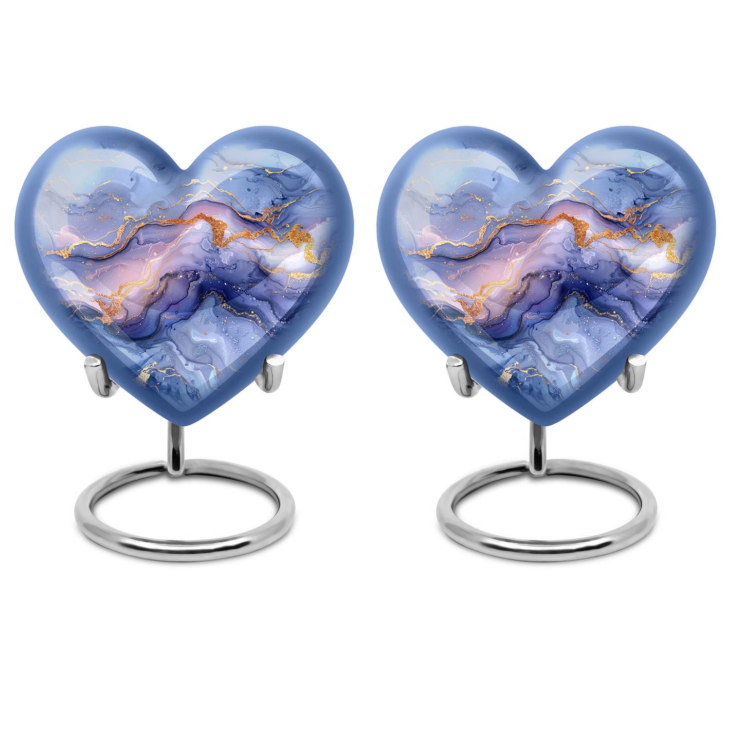 Abstract Heart Keepsake Cremation Urn
