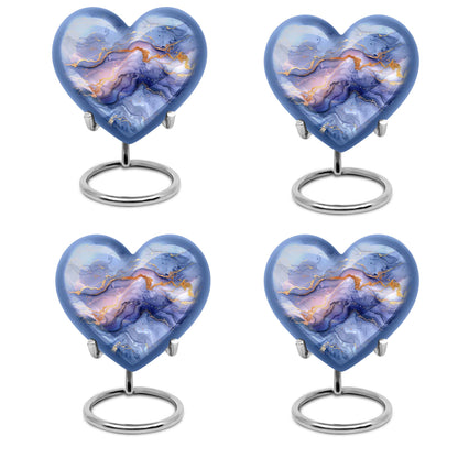 Abstract Heart Keepsake Cremation Urn
