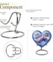 Abstract Heart Keepsake Cremation Urn