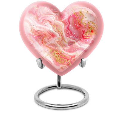 Abstract Heart Urn