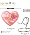 Abstract Heart Urn