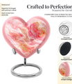 Abstract Heart Urn