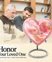 Abstract Heart Urn