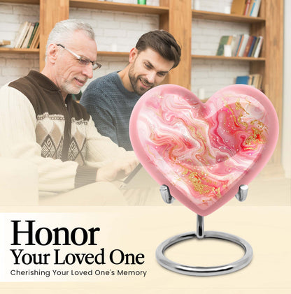 Abstract Heart Urn