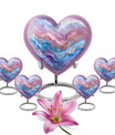 Abstract heart urn