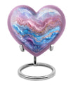 Abstract heart urn
