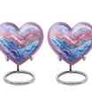 Abstract heart urn