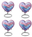 Abstract heart urn