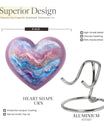 Abstract heart urn