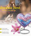 Abstract heart urn