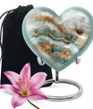 abstract heart urn