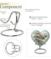 abstract heart urn