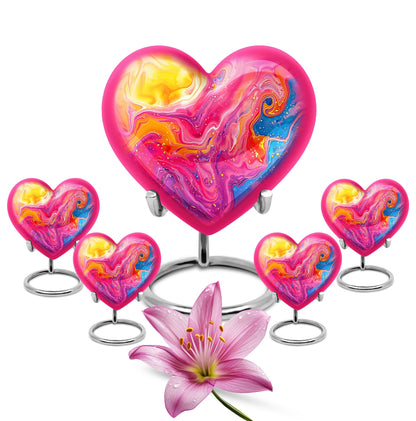 Abstract Heart Urn