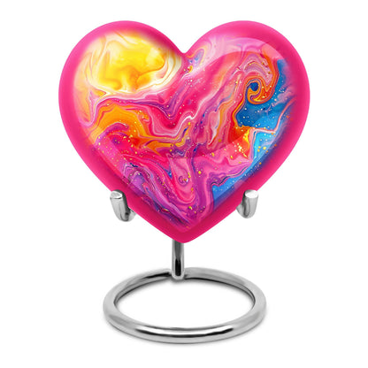 Abstract Heart Urn