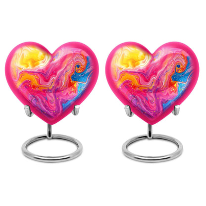Abstract Heart Urn