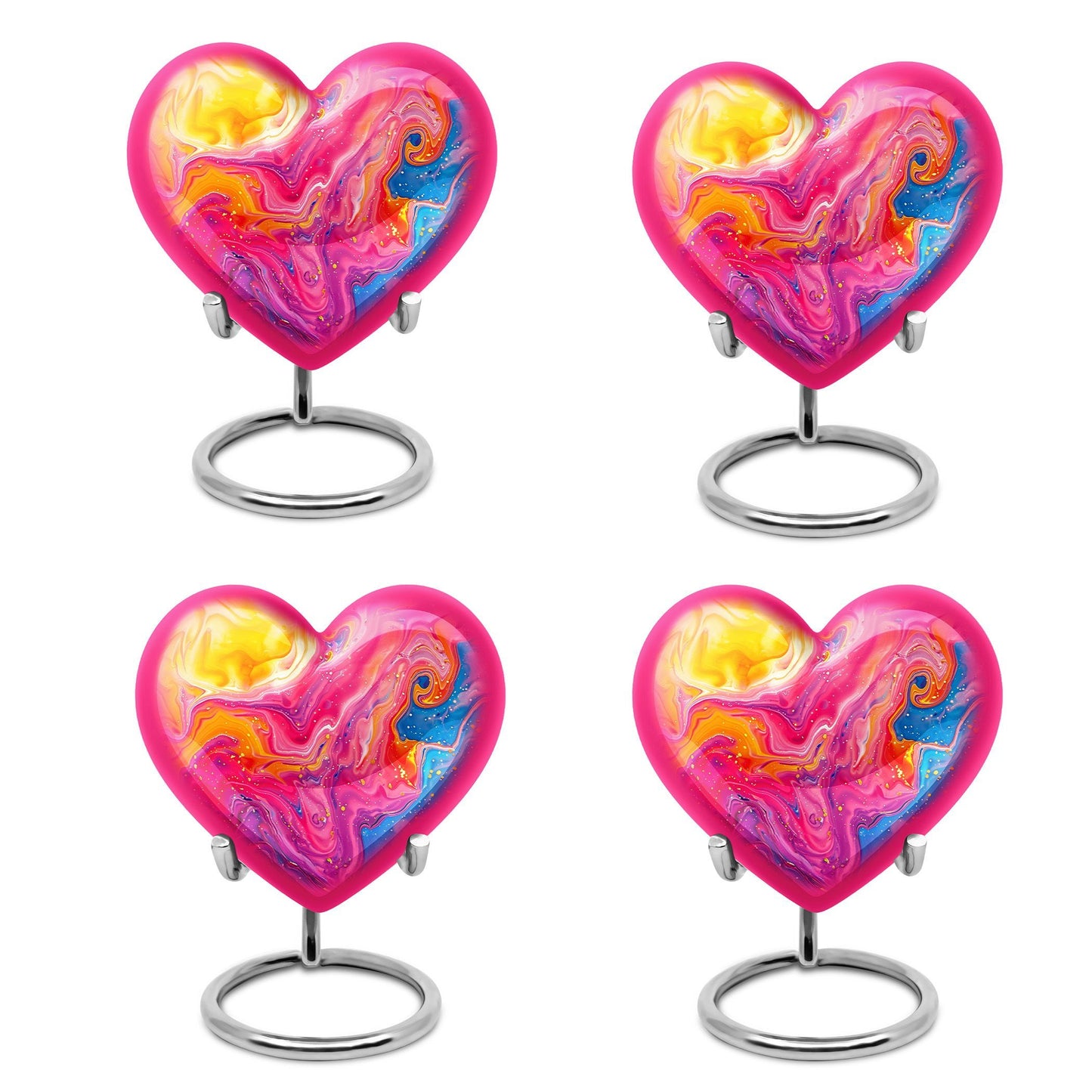 Abstract Heart Urn