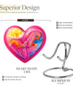Abstract Heart Urn