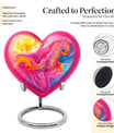 Abstract Heart Urn