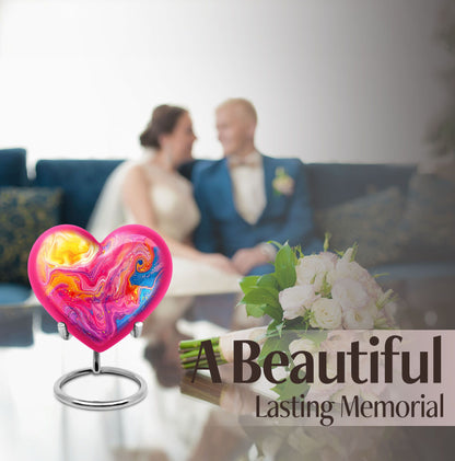 Abstract Heart Urn