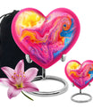 Abstract Heart Urn