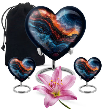 Large Urn with 2 Mini Urn