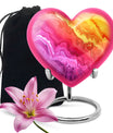 Abstract Heart Urn
