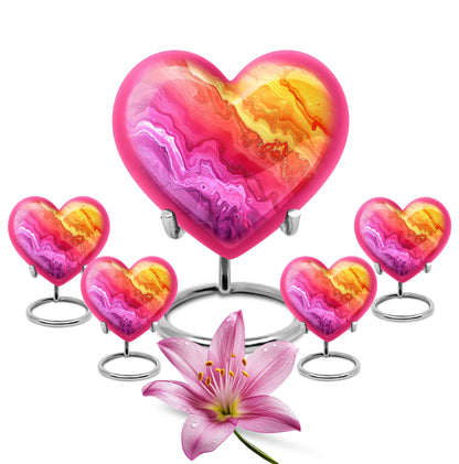 Abstract Heart Urn