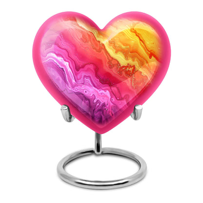 Abstract Heart Urn